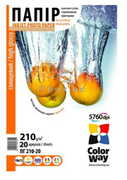 ColorWayHighGlossyPhotoPaper4R,210g,20pcs(PG2100204R)