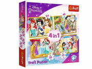 TreflPuzzles-4in1-Happyday/DisneyPrincess