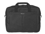 TrustNBbag16"PrimoCarry,argemaincompartment(385x315mm)tofitmostlaptopswithscreensupto16",Zipperedfrontcompartmentforcharger,smartphone,walletetc,Black