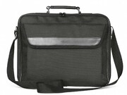 TrustNBbag16"-AtlantaCarry,paddedinteriortoprotectyournotebook,extracompartments,dualzippers,Black