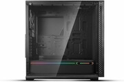 DEEPCOOL"MATREXX70ADD-RGB3F"ATXCase,withSide-Window,TemperedGlassSide&Frontpanel,withoutPSU,Tool-less,3x120mmRGBfansand1*RGBLEDpre-installed,RGBLEDStrip(inthefront),2xUSB3.0,1xUSB2.0/Audio,Black