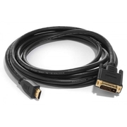 CableHDMItoDVI1.8mAPCElectronic,male-male,HDD004,BLACK,GOLD30AWGWITHFERRITE