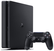 SonyPlayStation4Slim1000GB/1TBBlack(+Uncharted4,Ratchet&Clank,Driveclub)