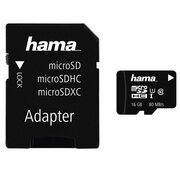 HamamicroSDHC16GBClass10UHS-I80MB/s+Adapter/Mobile