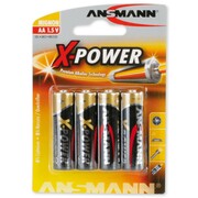 BatteryAnsmannAA,(LR6),1.5VAlcalineX-Power(5015663)4pack