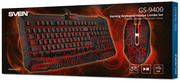 GamingSetKeyboard+MouseSVENGS-9400black,3variablebacklightcolors,USB,gamer(tastatura/клавиатура)