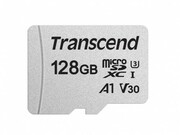 128GBmicroSDClass10UHS-I+SDadapterTranscend300S,Upto:100MB/s