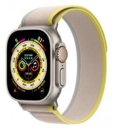 AppleWatchUltraGPS+Cellular49mmTitaniumCasewithYellow/BeigeTrailLoop-M/L,MQFU3