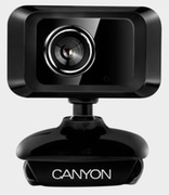 PCCameraCanyonC1,480p/1200p(bysoftware),Viewingangle40°,Microphone,Black/Silver