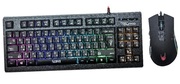 GamingKeyboard&MouseQumoPandemonium,Compact,Fnkey,RGB,AntiGhosting,Black,USB,Optical,1200-3200dpi,6buttons,Ambidextrous