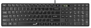 KeyboardGeniusSlimStar126,Low-profile,Multimedia,Chocolatekeys,Smart,Black,USB