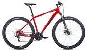 ВелосипедFORWARDAPACHE292.2disc(29"21ск.рост19")2020-2021,черный/красный