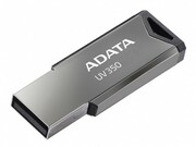 128GBUSB3.1FlashDriveADATA"UV350",Silver,MetalCase,SlimCapless,Keychain(R/W:60/30MB/s)
