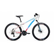 ВелосипедFORWARDFLASH262.2disc(26"21ск.рост15")2020-2021,белый/голубой