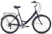 ВелосипедFORWARDSEVILLA262.0(26"6ск.рост18.5"скл.)2020-2021,синий/серый