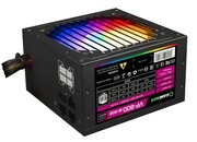 PowerSupplyATX800WGAMEMAXVP-800-RGB-M,80+Bronze,ActivePFC,120mmRGBfan,Semi-Modular