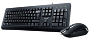 Keyboard&MouseGeniusKM-160,Spillresistant,LaserEngraving,Black,USB