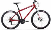 ВелосипедFORWARDSPORTING27,53.0disc(27,5"21ск.рост19")2020-2021,темно-красный/серый