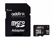 16GBmicroSDClass10UHS-I+SDadapterAddlink310,400x,Upto:85MB/s