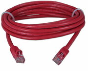 PatchCord3m,Red,PP12-3M/R,Cat.5E,moldedstrainrelief50u"plugs