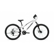 ВелосипедFORWARDRISE242.0disc(24"7ск.рост11")2020-2021,белый/черный