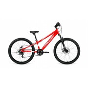 ВелосипедFORWARDRISE242.0disc(24"7ск.рост11")2020-2021,красный/белый