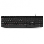SVENKB-S305,Keyboard,Waterproofdesign,Traditionallayout,Comfortable,12Media(FN)Keys,USB,1.5m,Black