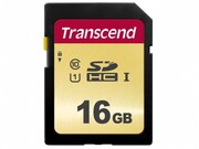 .16GBSDHCCard(Class10)UHS-I,U1,Transcend500S"TS16GSDC500S"(R/W:95/60MB/s,MLC)