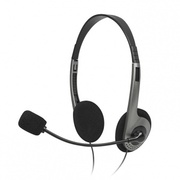 SVENAP-015MV,Headphoneswithmicrophone,Volumecontrol,2.0m,Black/Silver
