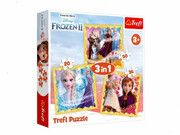 TreflPuzzles-3in1-ThepowerofAnnaandElsa/DisneyFrozenII