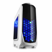 Isolatic6020ATX,w/AcrylicwindowsSide,w/oPSU,supportcoolers:Rear1*80/90/120mm+Front1*140/2*120mm+Top2*120mm,Audio&2xUSB3.0,White