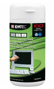 EmtecBoxOfficeEquipmentCleaningWetWipesDispenser,100pcs