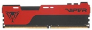 32GBDDR4-3200VIPER(byPatriot)ELITEII,PC25600,CL18,1.35V,RedAluminumHeatShiledwithBlackViperLogo,IntelXMP2.0Support,Black/Red