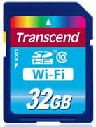 .32GBSDHCCard(Class10)Wi-Fi,Transcend"TS32GWSDHC10"Wi-Fi(R/W:16/10MB/s)