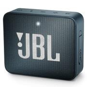 JBLGo2Navy/BluetoothPortableSpeaker,3W(1x3W)RMS,BTType4.1,Frequencyresponse:180Hz–20kHz,IPX7Waterproof,Speakerphone,730mAhrechargeableLithium-ionbattery,3.5mmjackaudioinput,Batterylife(upto)5hr