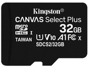32GBmicroSDClass10A1UHS-IKingstonCanvasSelectPlus,600x,Upto:100MB/s