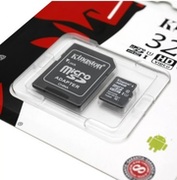32GBmicroSDClass10A1UHS-I+SDadapterKingstonCanvasSelectPlus,600x,Upto:100MB/s