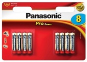 PanasonicPROPowerAAABlister*8,Alkaline,LR03XEG/8BW