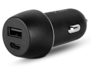 ttecCarChargerDuo2*USB-A3.1AwithLightningandType-CCable,Black
