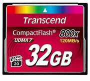 .32GBCompactFlashCard,Hi-Speed800X,Transcend"TS32GCF800"(R/W:140/65MB/s)