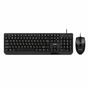 SVENKB-S330C,Keyboard12Fn-keys+Mouse(Optical1000dpi,2+1(scrollwheel)),Waterproofdesign,Classicfullsizelayout,USB,Black