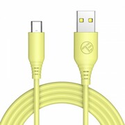 CablesiliconeTellurTLL155400,USBtoType-C,3A,1m,yellow