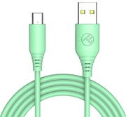 CablesiliconeTellurUSBtoType-C,3A,1m,green