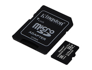 32GBKingstonCanvasSelectPlusSDCS2/32GBmicroSDHC,100MB/s,(Class10UHS-I)+AdapterMicroSD->SD(carddememorie/картапамяти)