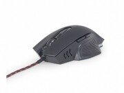 GembirdMUSG-08,GamingOpticalMouse,3200DPIprogrammablegamingmouse,6buttons,7-colorbreathingRGBlighteffect,Practicaltanglefreenylonmeshcable,USB