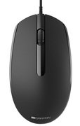 MouseCanyonM-10,Optical,1000dpi,3buttons,Ambidextrous,Black,USB