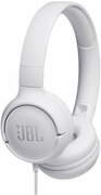 JBLTUNE500WhiteOn-earHeadsetwithmicrophone,Dynamicdriver32mm,Frequencyresponse20Hz-20kHz,1-buttonremotewithmicrophone,JBLPureBasssound,Tangle-freeflatcable,3.5mmjack,White