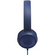 JBLTUNE500/On-earHeadsetwithmicrophone,Dynamicdriver32mm,Frequencyresponse20Hz-20kHz,1-buttonremotewithmicrophone,JBLPureBasssound,Tangle-freeflatcable,3.5mmjack,Blue