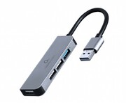 USB3.0Hub4-port:3*USB2.0/1*USB3.1,GembirdUHB-CM-U3P1U2P3-01,Silver