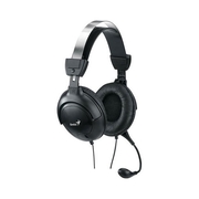 GeniusHS-М505X,Black,Headsetwithvolumecontrol,3.5mm,Headset20Hz~20KHz/Mic100Hz~10KHz,2m